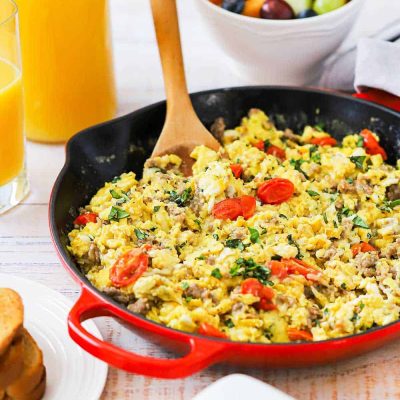 Crowd-Pleasing Italian-Style Stir-Fried Scrambled Eggs