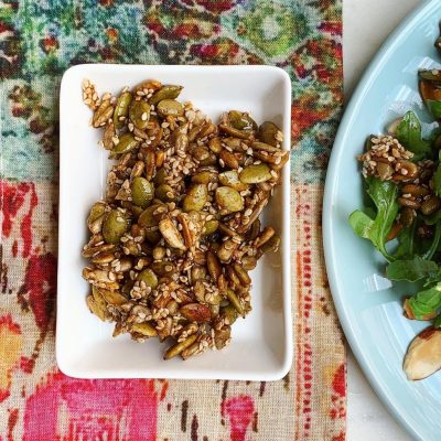 Crunchy Homemade Sunflower Seed Candy Brittle