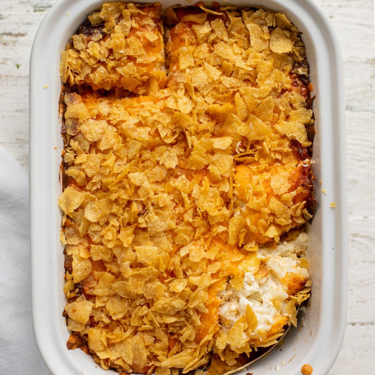 Crunchy-Top Ham & Potato Casserole