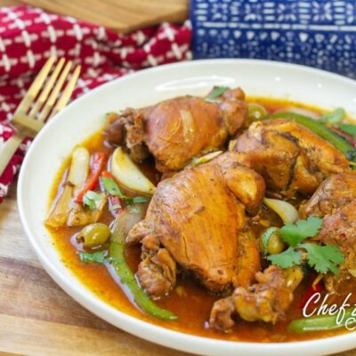 Cuban Chicken Stew - Guisado De Pollo