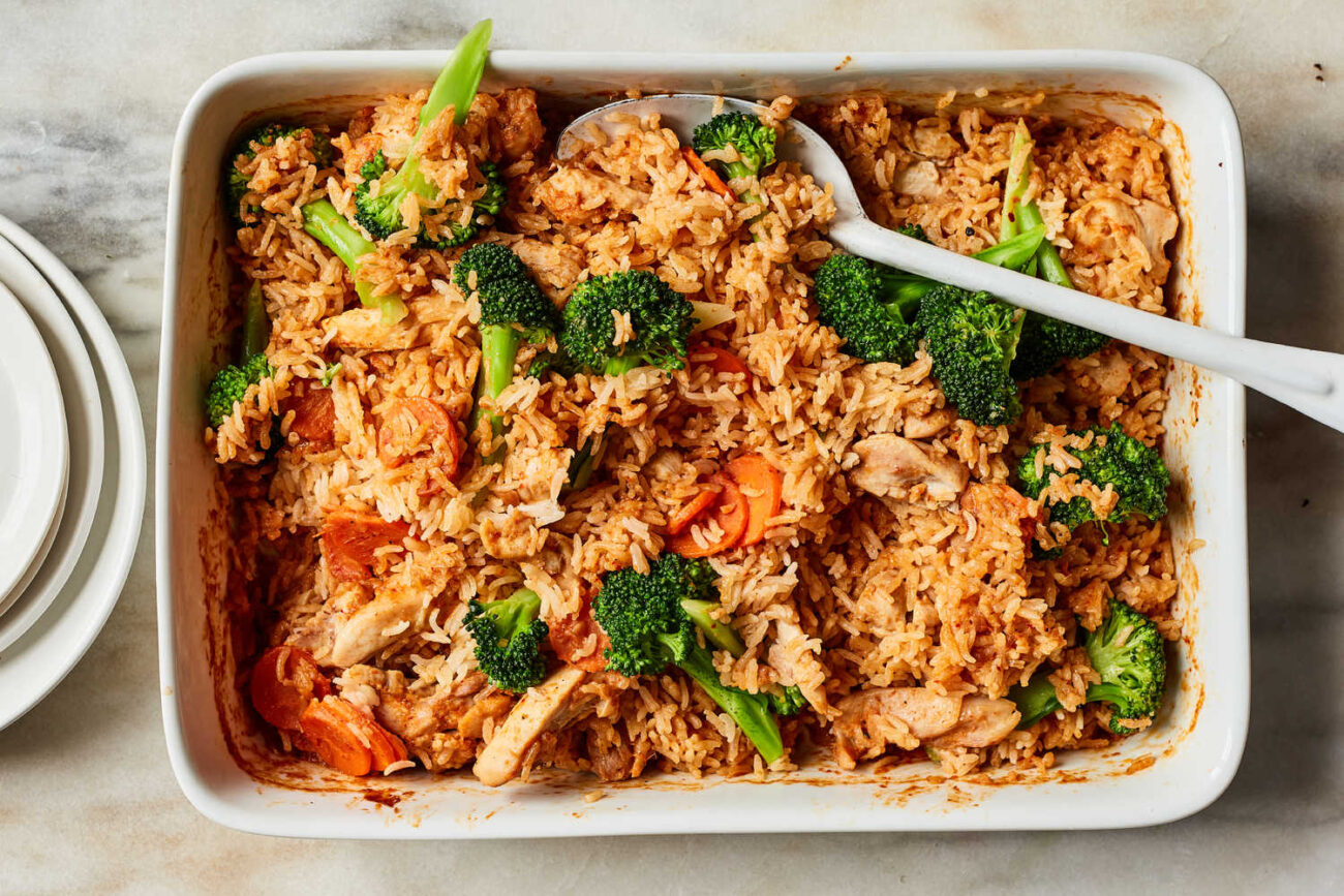 Curried Rice And Tomato Casserole