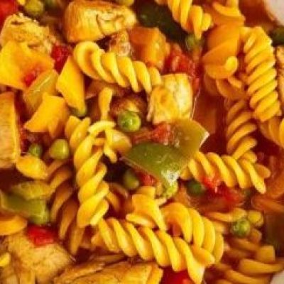 Curry Chicken And Pasta