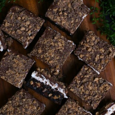 Decadent Homemade Toffee Crunch Brownies Recipe