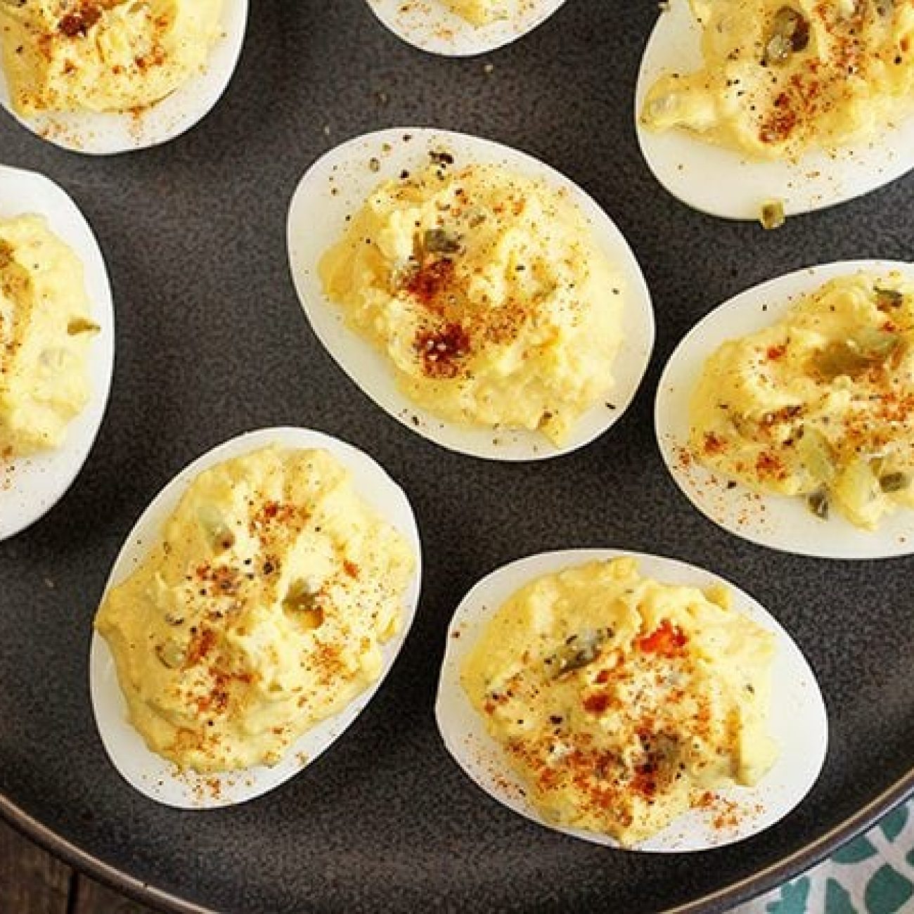 Dees Plain Old Deviled Eggs