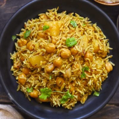 Delicious Indian Chickpeas Pulao