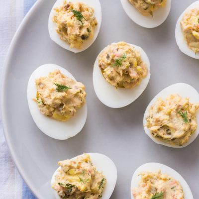 Delicious Smoked Salmon Deviled Eggs Recipe