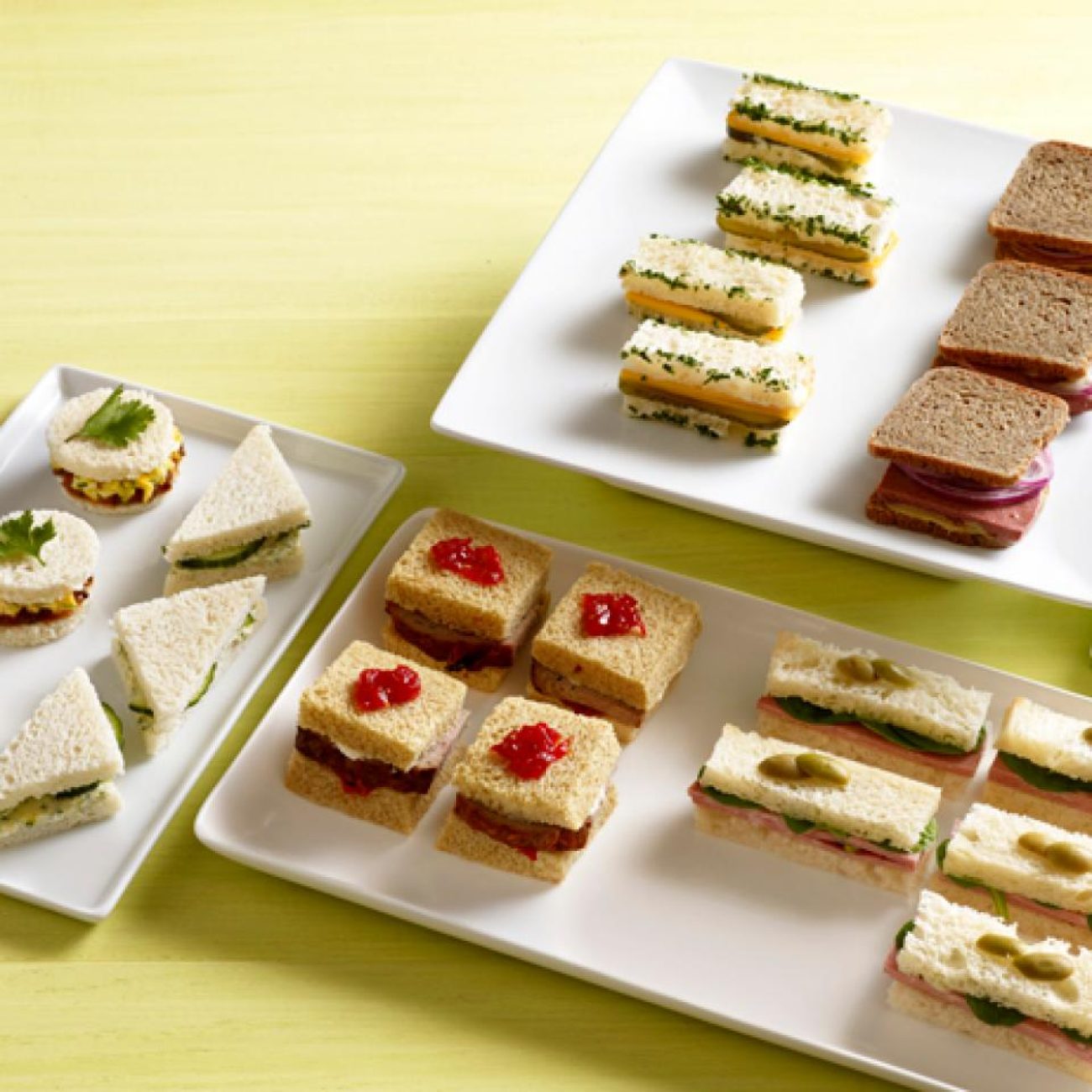 Delicious Southern-Style Tea-Time Vegetable Sandwiches