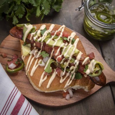 Delicious Sweet And Savory Bacon-Wrapped Hot Dogs Recipe