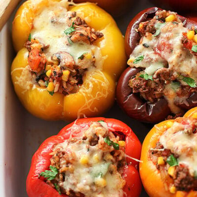 Deliciously Filled Colorful Bell Peppers: A Family Favorite Recipe