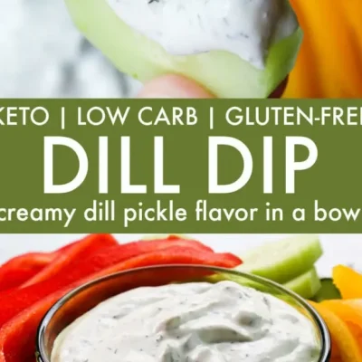 Diet Friendly Dill Dip, Spread, Or Salad Dressing