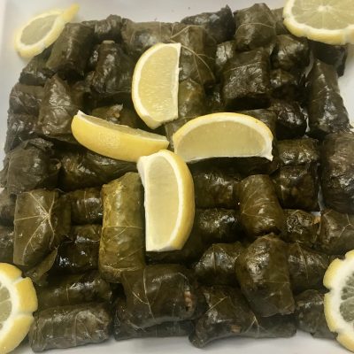 Dolmathes Stuffed Grape Leaves