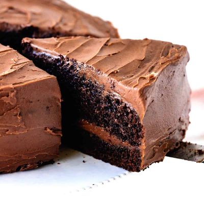 Double Layer Chocolate Cake