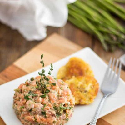 Dual Salmon Tartare Delight: A Fresh and Flavorful Recipe