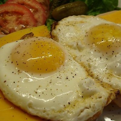 Dutch Uitsmijter: Fried Ham And Eggs With