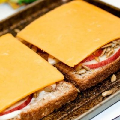 Easy Apple Cheddar Melts