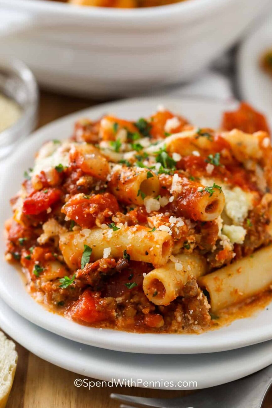 Easy Baked Ziti