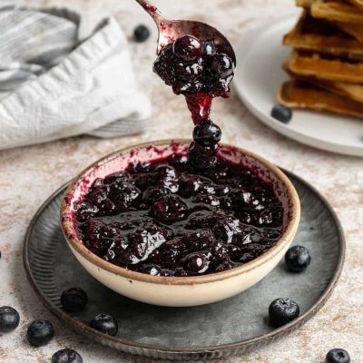 Easy Berry Maple Pancake Or Waffle Sauce