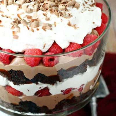 Easy Chocolate Berry Trifle