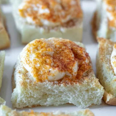 Easy Crab Cheese Bread Appetizers