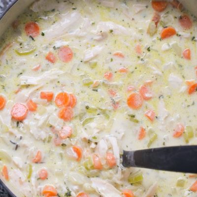 Easy Cream Of Wild Rice Chicken Soup