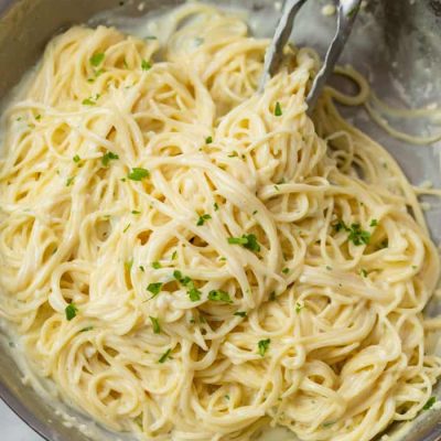 Easy Parmesan And Cream Cheese Pasta