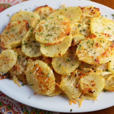 Easy Parmesan Potato Rounds