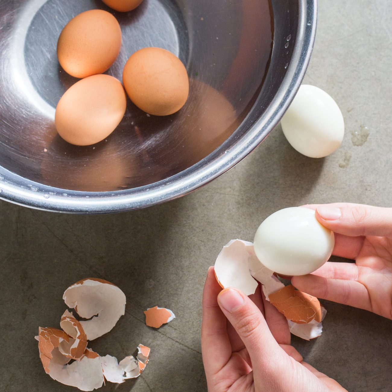Easy Peeling Boiled Eggs