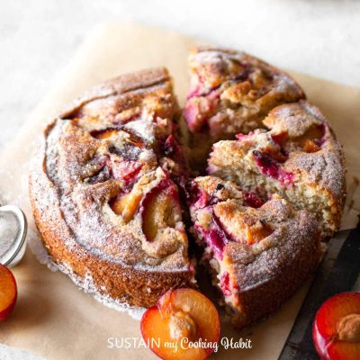 Easy Plum Cake Recipe Using Canned Plums