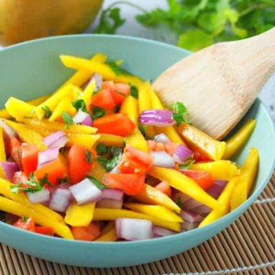 Easy Tropical Tomato and Mango Salad Recipe