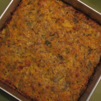 Egg And Artichoke Squares Bake