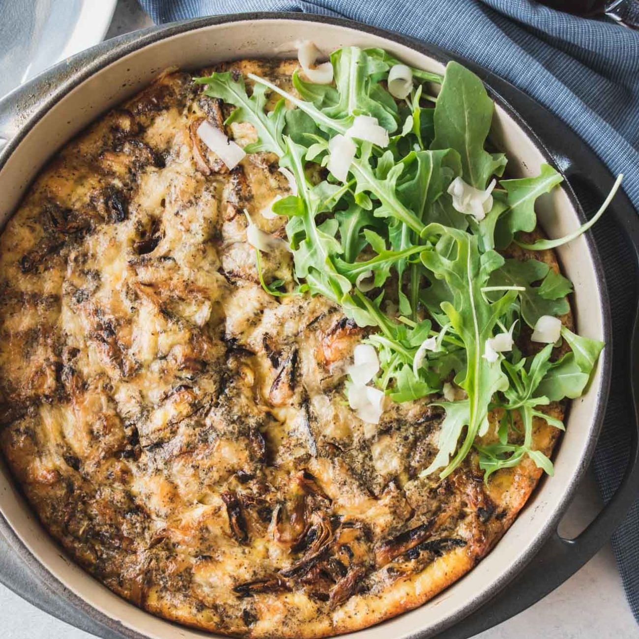 Eggs & Caramelized Onion Appetizer