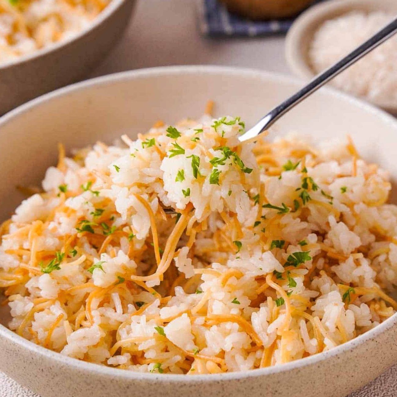 Egyptian Rice With Vermicelli