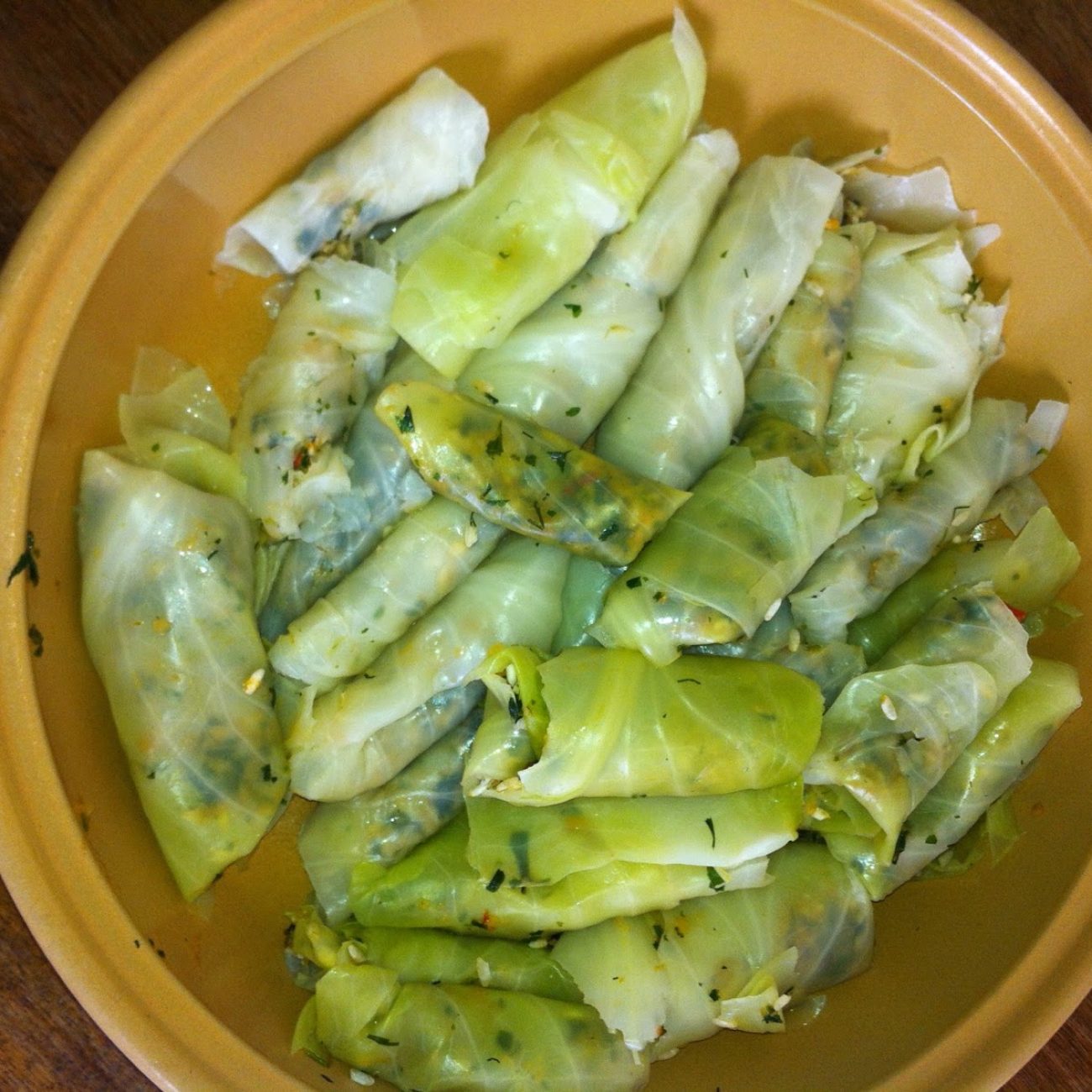 Egyptian Style Stuffed Cabbage Leaves Mashy