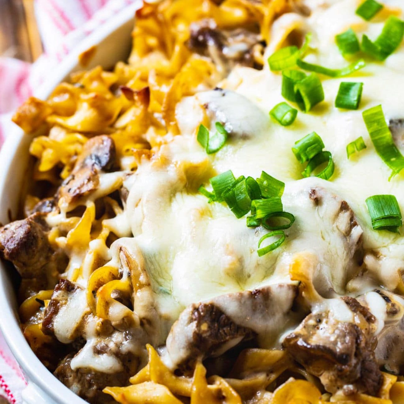 Emerils Cheesy Beef Stroganoff Casserole