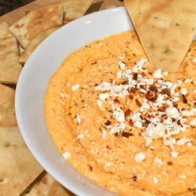 Feta And Roasted Red Pepper Dip