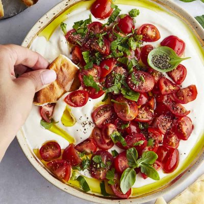 Feta, Olive And Tomato Dip