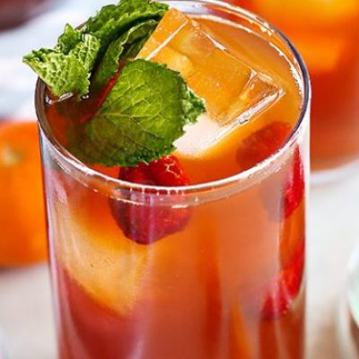 Fizzy Raspberry Citrus Ice Tea