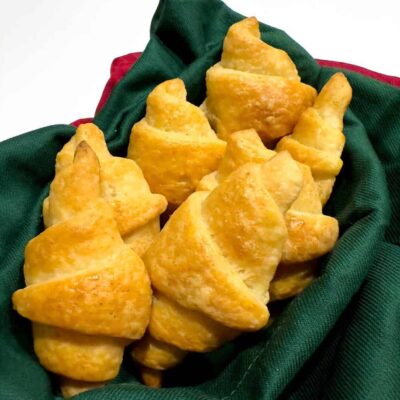 Flaky Pizza Snacks On Crescents