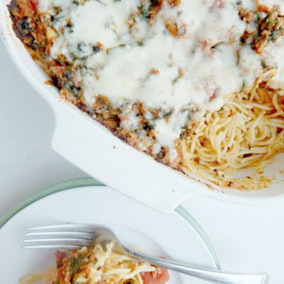 Florentine Fettuccine Casserole