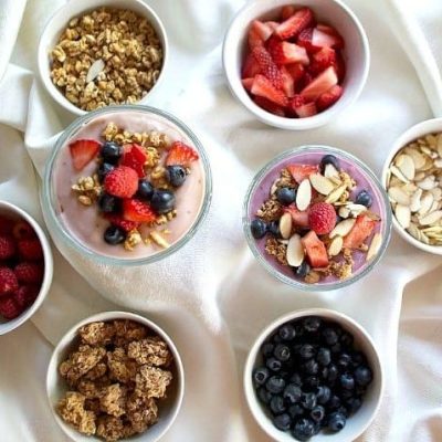 Fresh Fruit Breakfast Parfaits