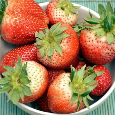 Fresh Strawberries With Sweet Sour
