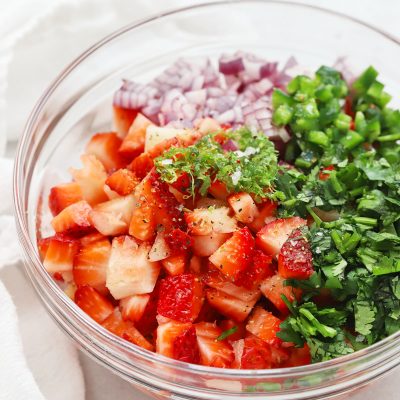 Fresh Strawberry Mint Salsa Recipe - Perfect Summer Dip
