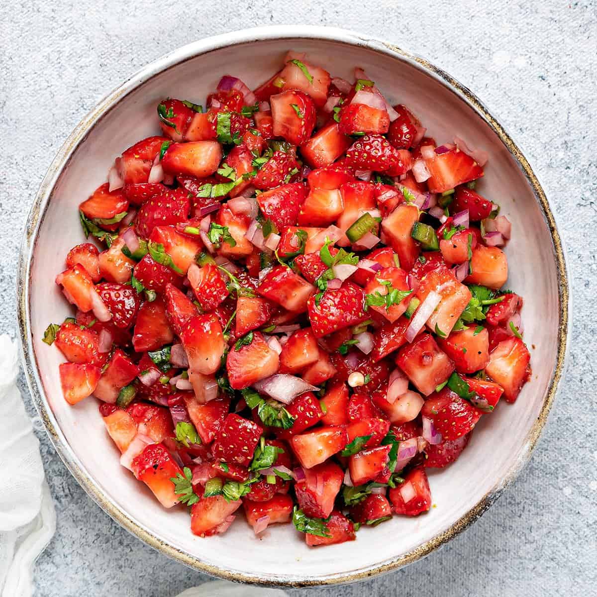 Fresh Strawberry, Tangerine, and Basil Salsa Recipe