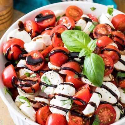 Fresh Tomato And Bocconcini Salad Recipe: A Perfect Summer Side Dish