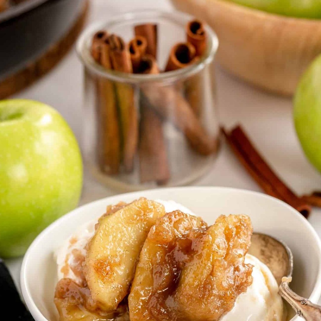 Fried Apples Stekte Epler