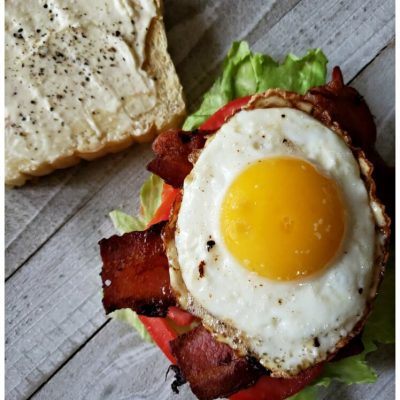 Fried Egg, Bacon &Amp; Cheese Sandwich
