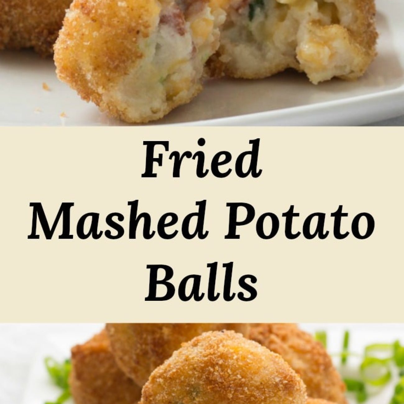 Fried Mashed Potato Balls With Bacon #5Fix