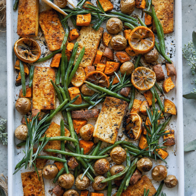 Fried Potatoes &Amp; Tofu