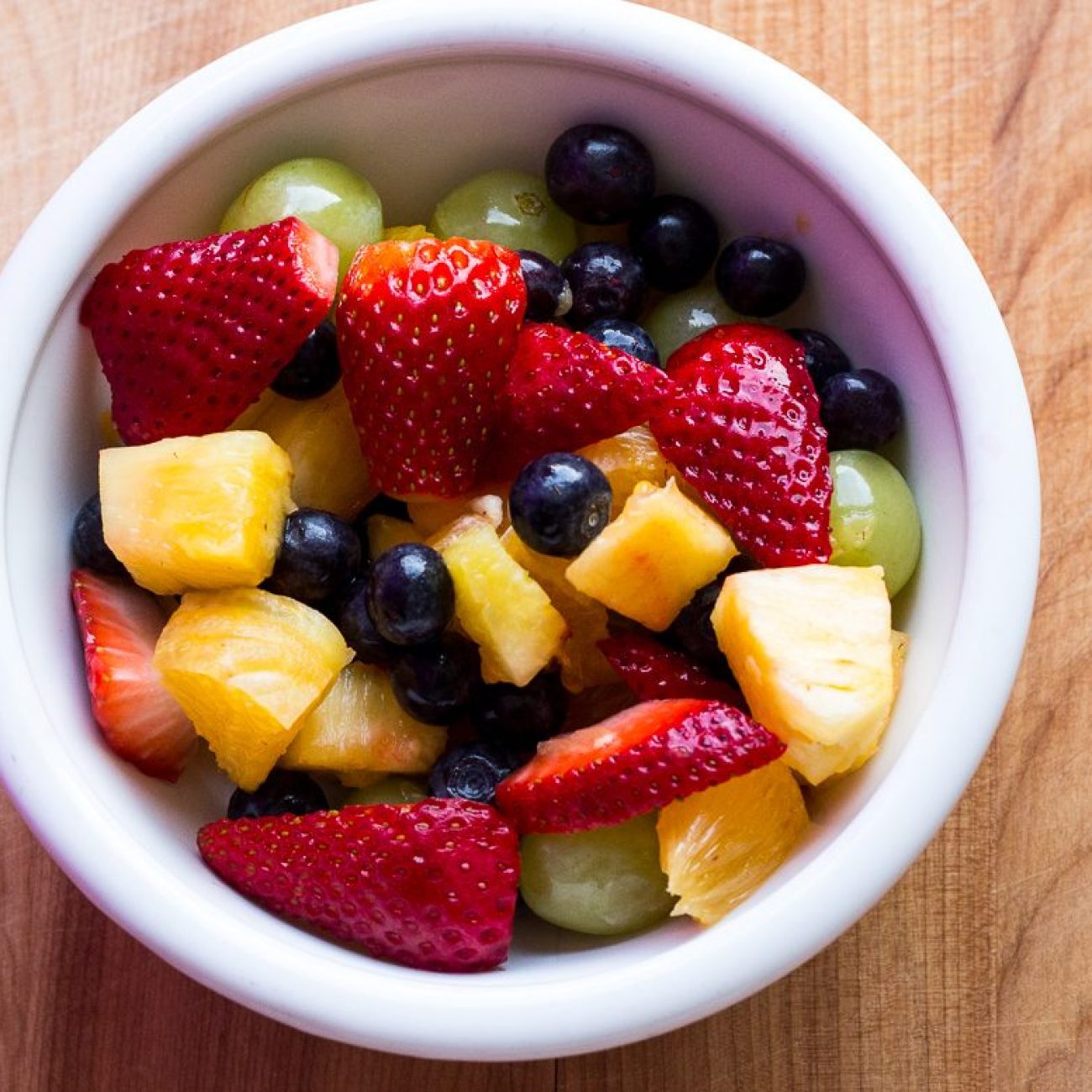 Fruit Salad With Exotic Lime Syrup