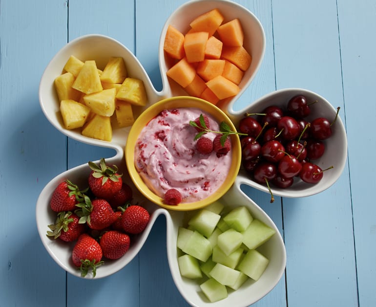 Fruit Tray And Dip